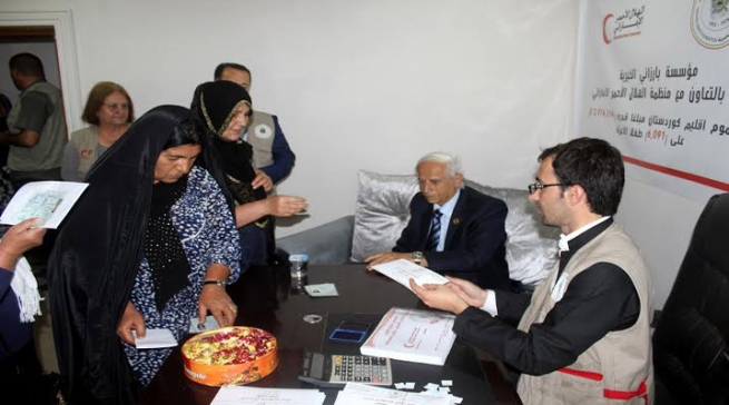 سلێمانی.... ده‌زگای خێرخوازیی بارزانی هاوكاری منداڵانی بێباوك ده‌كات